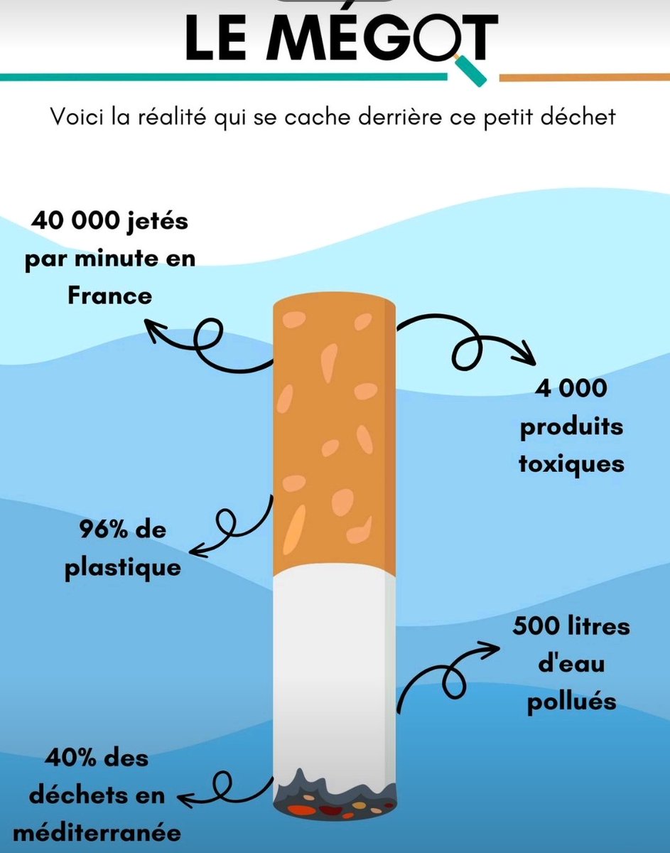 teamriverclean2's tweet photo. #megot  #pollution #dechets #cigarettes #plastique https://t.co/076XcAQ7nO