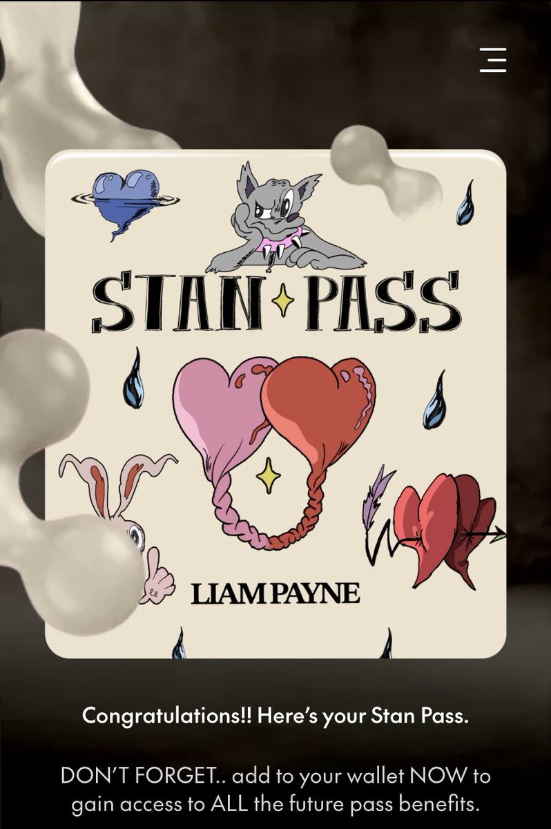 OT5loveupdate's tweet image. ❤️| Who’s claimed their ‘Stan Pass’ from Liam? 😍

If not, what are you waiting for- click the link and register now! 

lpstanpass.fan3.io 

#LiamPayne #StanPass #Veeps #Teardrops @LiamPayne