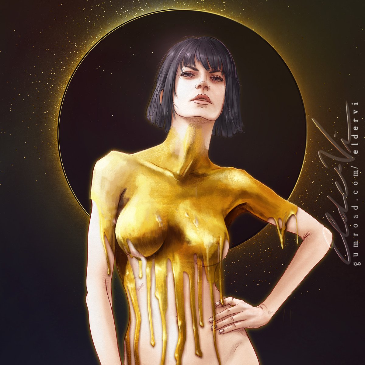 Finally, we're ready to post some new paintings! First up is Olwen from Fire Emblem Thracia 776.
-> Have any of you played this game?
It's one of the few FE games that we haven't actually played ourselves, but only seen in a Let's Play.

#FireEmblem #FEHeroes #FEH #fanart #art