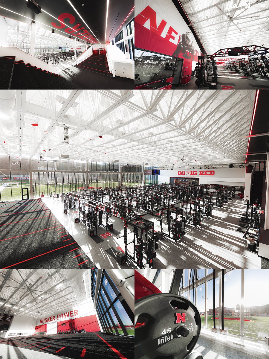 Husker Power [ Next-Gen ] @HuskerFootball officially stepped foot in their new weight room yesterday for team commitment week & the place is absolutely UNREAL. #GoBig • #GBR