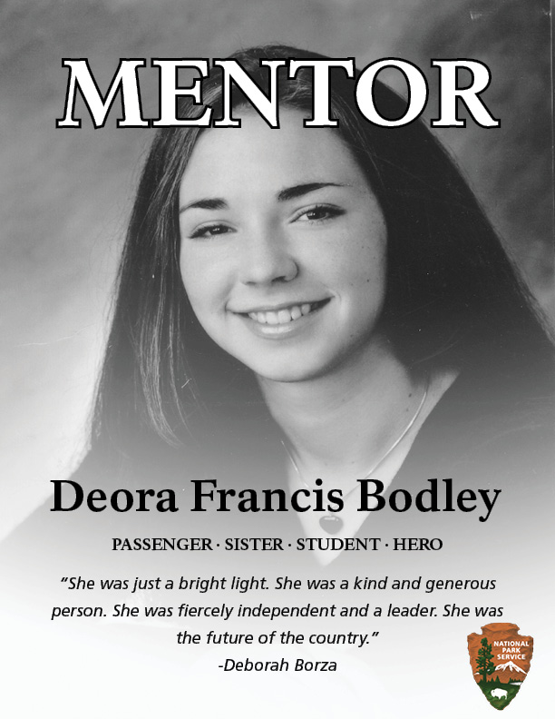 Who has mentored you in your life?

We remember Flight 93 passenger Deora Francis Bodley. Though she was the youngest passenger aboard Flight 93, 20-year-old Deora already mentored many in her community.

nps.gov/people/deorafr…

#WomensHistoryMonth #Honor93