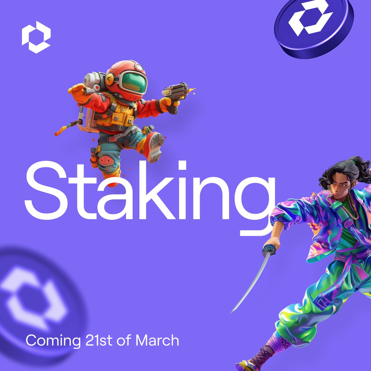 Portalcoin's tweet image. Portal staking opens this Thursday!

Stake $PORTAL and level up to get exclusive access to the best upcoming game mints and pre-sales.

The first launchpad partner, announcing soon.
