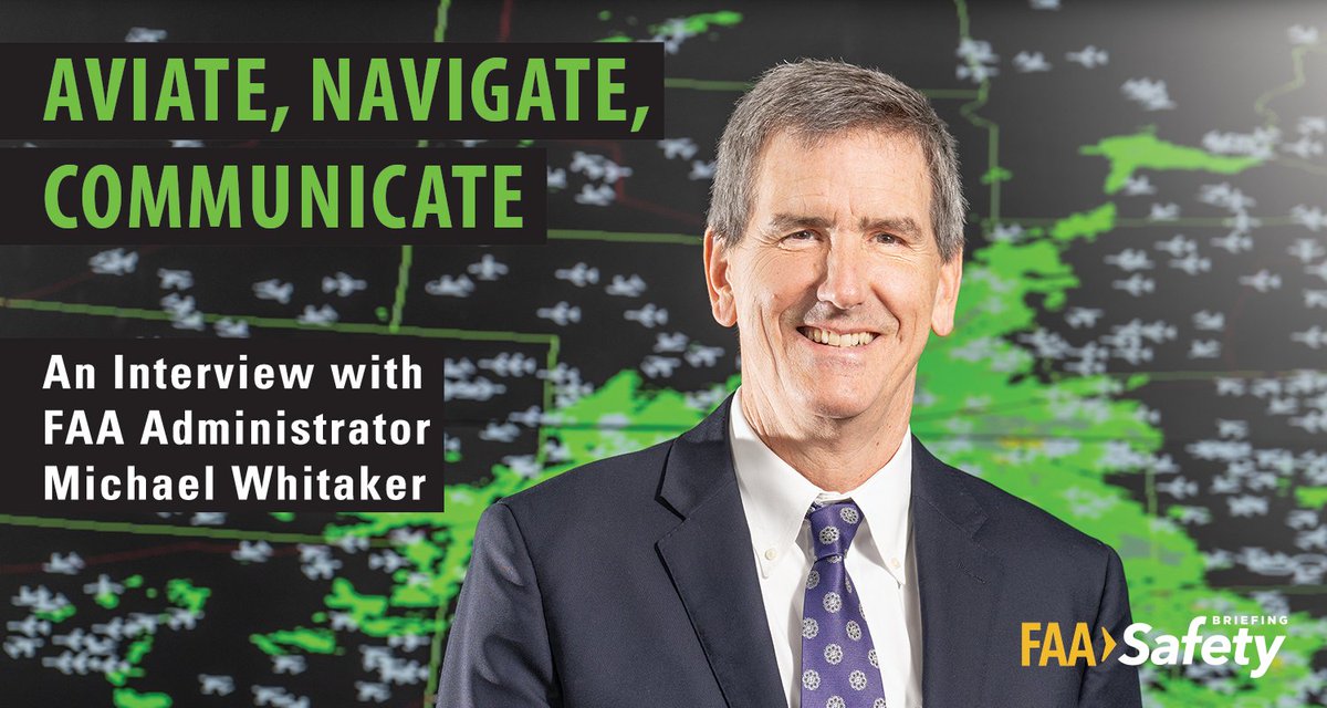 We sat down with @FAA_Mike to discuss the FAA Administrator’s plans for general aviation safety, incorporating new entrants into the national airspace, and how earning his pilot certificate helped him understand the aviation system from all sides: bit.ly/43rvaWl