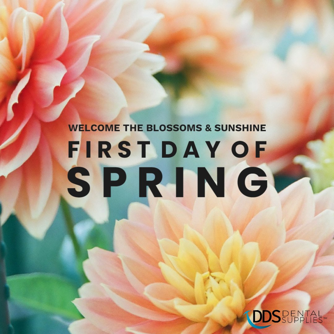 DDSDentalSupply's tweet image. Happy Spring, dental fam! Let's bloom with bright smiles and fresh starts this season! 🌸😁 #SpringSmiles #SpringTime #FreshStart #Blossoms #Sunshine"