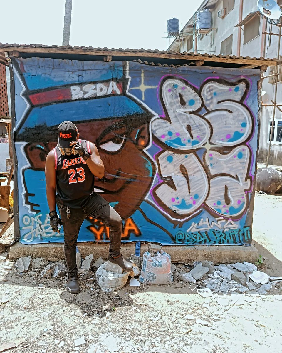 datchoirboi's tweet photo. Putting on that BSDA swag and leaving my mark in the trenches, one spray at a time. Stay repping @festacteesandcap BSDA vibes all day! 🔥🎨💯 #bsda #graffiti #trenches #art #spray #cans #vibes #hiphop #yna #onajabi #festacbreed #hiphoplife #artlife #spraydaily https://t.co/EWSovFMWzT