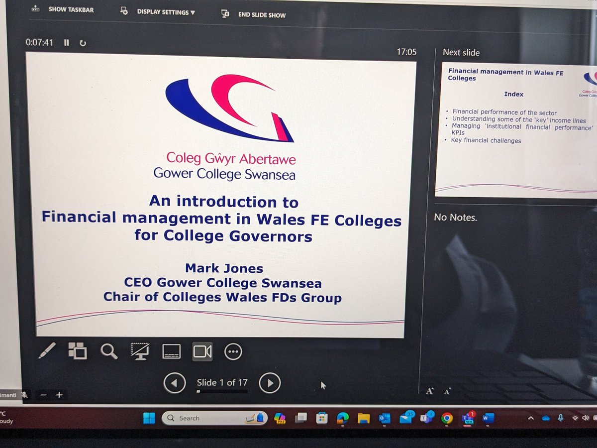 Really good @ColegauCymru training session for college governors tonight on financial health of the FE sector. Important part of programme to strengthen governance as we move into the new Commission for Tertiary Education. Thanks to @GowerCollegeSwa CEO Mark Jones for leading.