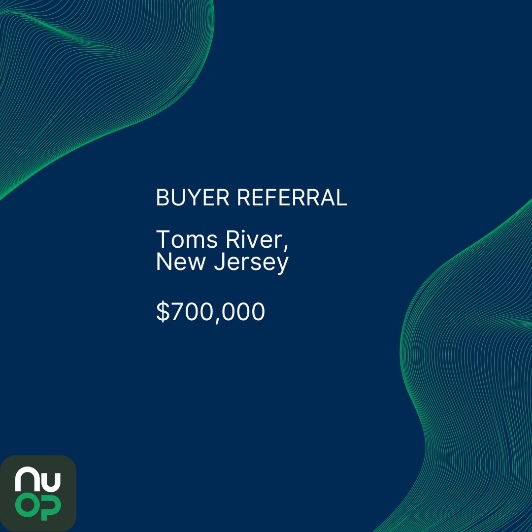 Claim this Buyer Referral in the link below! 

zurl.co/nhqo 

#realestate #agents #business #opportunity #tech #referral #referrals #growth