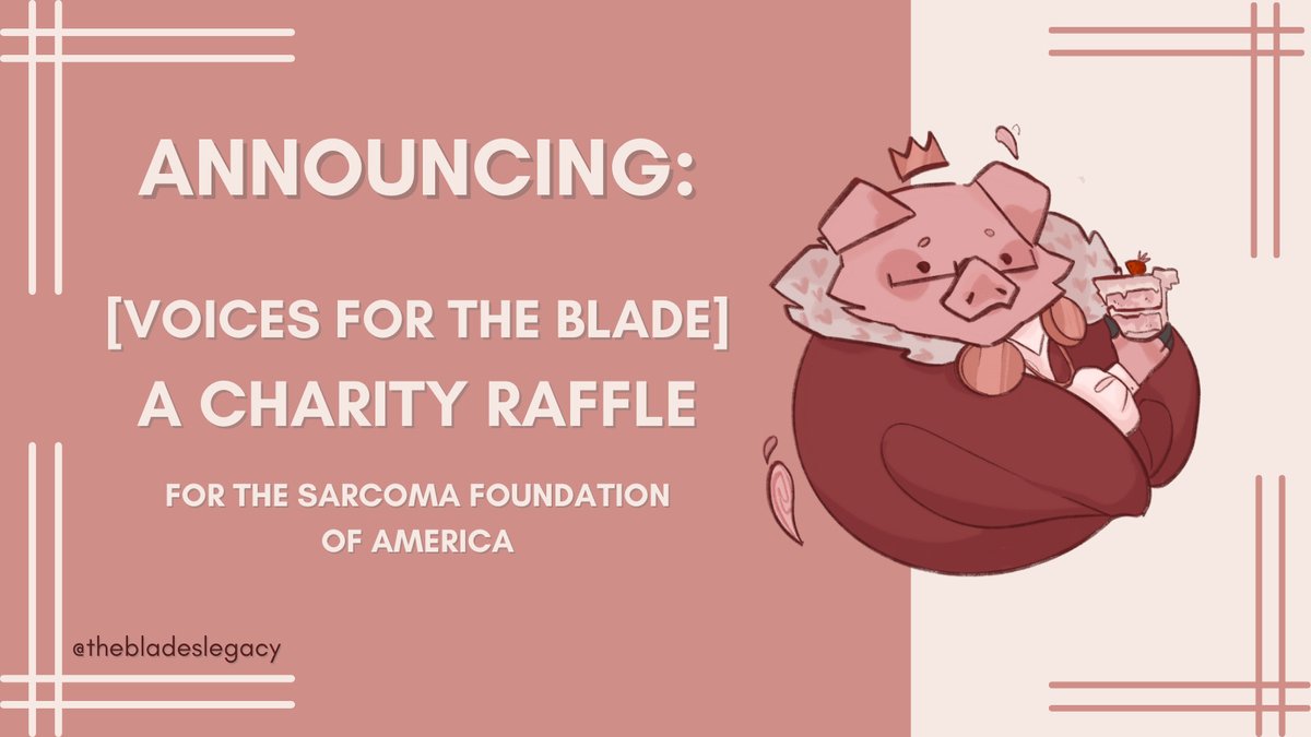 [VOICES FOR THE BLADE - THIRD EDITION]

Can't believe we're running this event for the third year in a row. Check the 🧵 to see a timeline of how this will go down!