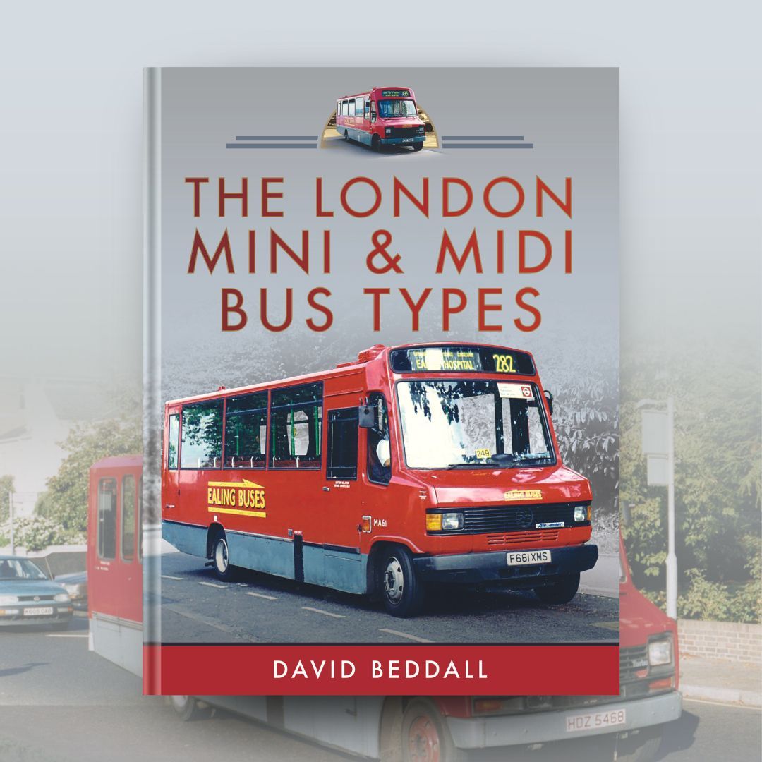 TransportPS's tweet image. The London Mini and Midi Bus Types By David Beddall

Explore the evolution of London&apos;s bus fleet, from small buses to midibuses that have operated on routes in the Greater London area. 🚌🚍 #LondonTransport #BusEvolution 

🛒 buff.ly/3wJkpCB