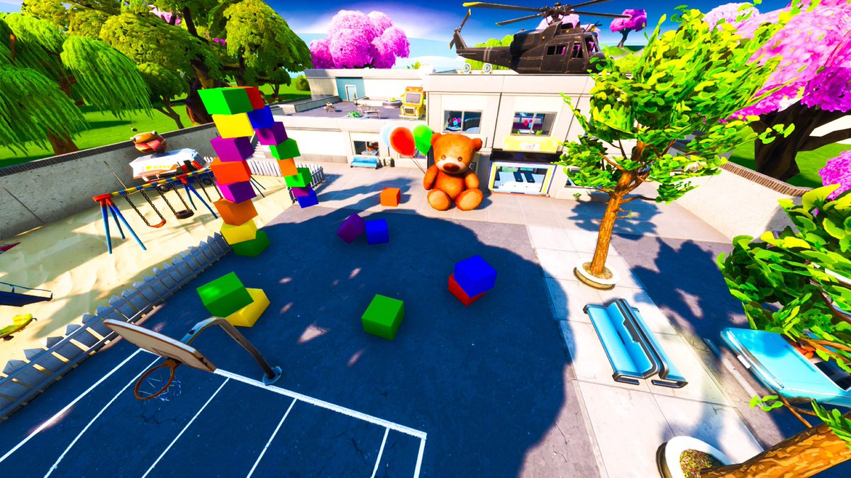 CallybelleFN's tweet photo. Toy Store Prop Hunt was made after Christmas in 2019.

The post-Christmas blues were starting to set in, and I wanted to create a bright and cheerful game to lift my spirits.

That decision has lifted many spirits along the way. 

#FortniteCreative #FortnitePropHunt https://t.co/EaMe5yRGz3