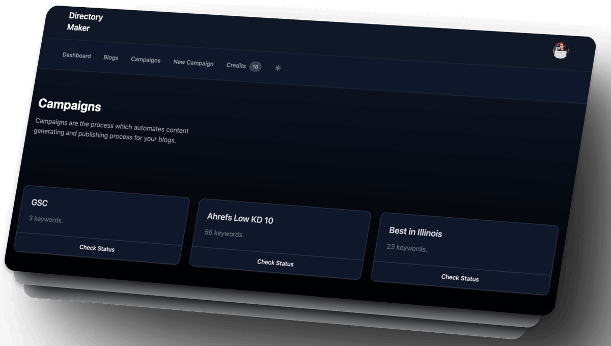 itsabhisheksood's tweet photo. Going Live soon..
Experimental listicles blog sites created with #directorymaker are growing good.
#SAAS #buildinpublic #pseo https://t.co/7pcSPF4eYf