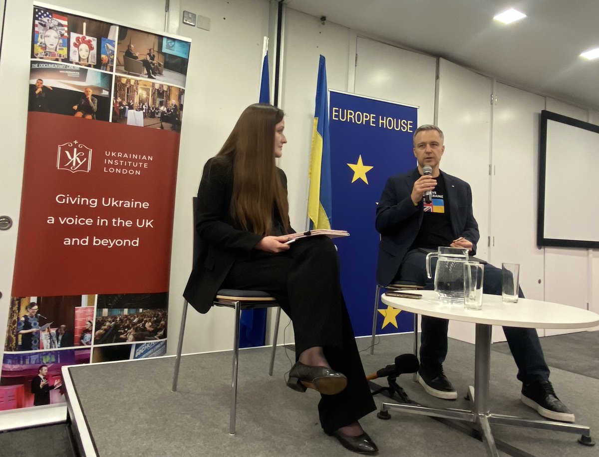 ‘Arrest warrants need to be issued not only for Putin and top govt figures but also mayors, heads of children’s homes & other individuals involved in the abduction of 🇺🇦 children & their forcible transfer to Russia’.@MykolaKuleba speaking to @yuliaioffe at @Ukr_Institute’s event.