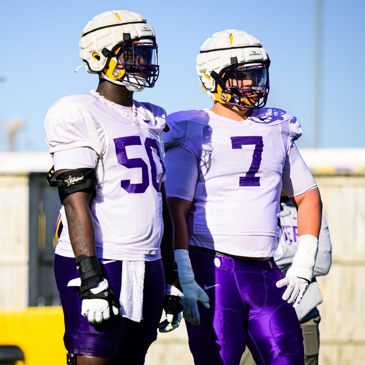 LSUfootball's tweet photo. What A Combo 

@Emeryjones50_ ⅹ @will_campbell66 https://t.co/0WsVEk0cHm