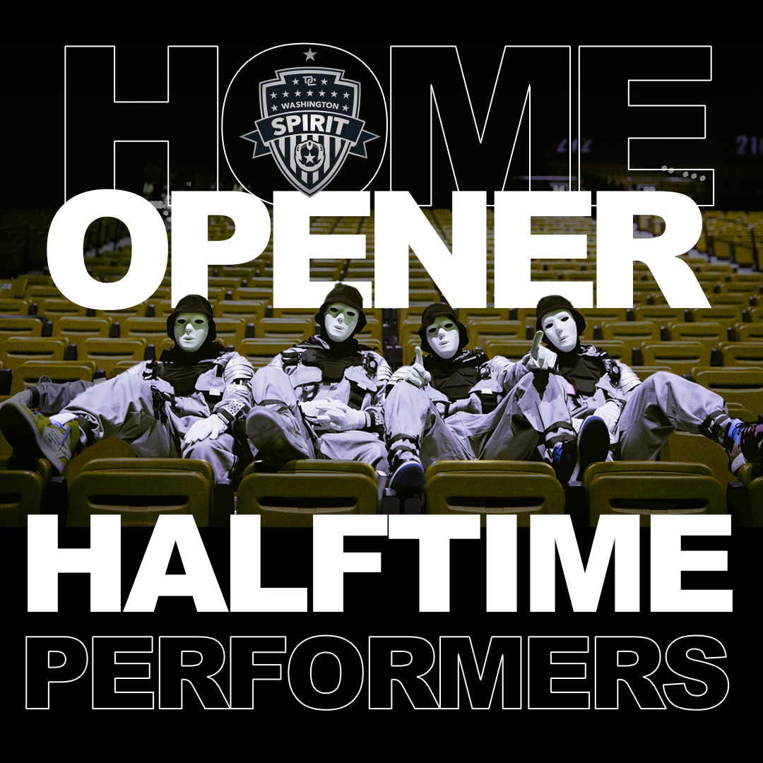 We will be PERFORMING LIVE at halftime for the <a href="/WashSpirit/">Washington Spirit</a> home opener!! Get your tickets here: ticketmaster.com/washington-spi…