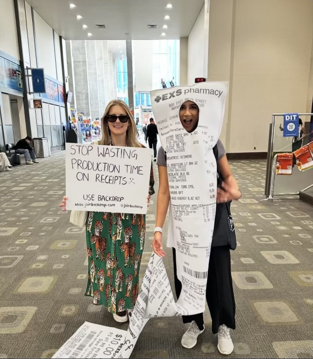 Who says startups need a big budget for marketing? We, at @joinbackdrop, found that a dash of creativity can go a long way. If you saw a receipt walking around SXSW, that was us! Think creatively, not costly.
#StartupHacks #startupjourney #productionfinance