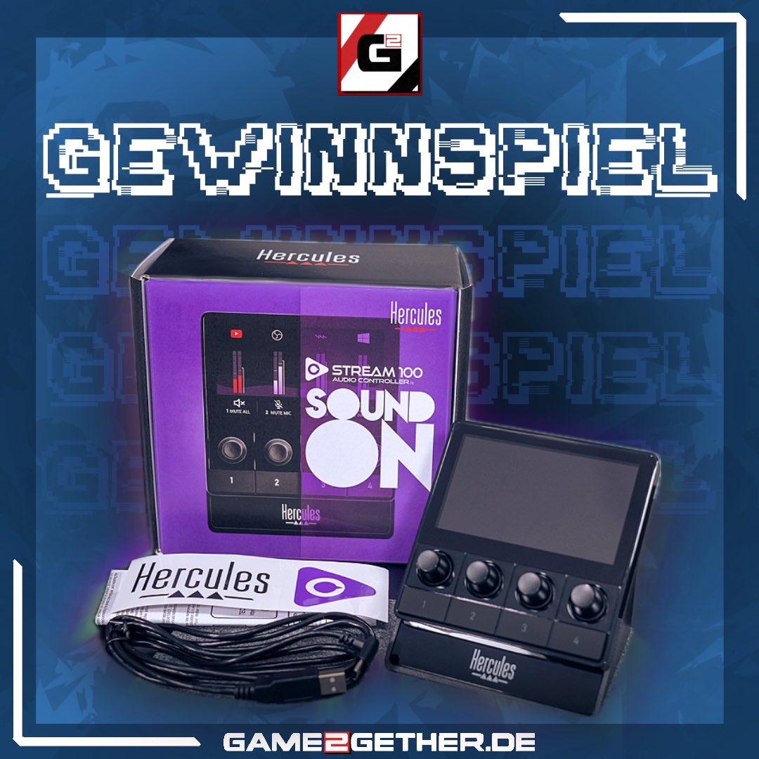 🟣STREAMER AUFGEPASST🟣
Gemeinsam mit Hercules verlosen wir einen Stream 100. Dieser von uns mit dem Gold-Award ausgezeichnete Audio-Controller, verleiht deinem Content den richtigen Ton.
lmy.de/SqNO
#gewinnspiel #hercules #stream100 #award #gaming #gamingsetup #audio