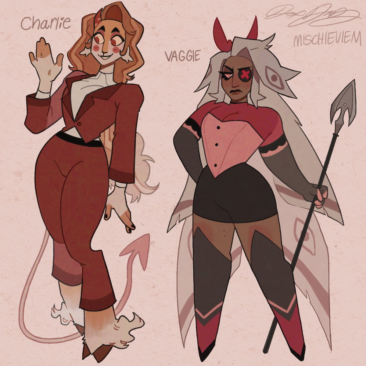 Mischieviem_old's tweet photo. Hazbin Hotel redesign art dump

#HazbinHotelAdam #HazbinHotelFanart #HazbinHotelLucifer #HazbinHotelVox #HazbinHotel #HazbinHotelCharlie #HazbinHotelVaggie #HazbinHotelAlastor #hazbinhotelredesign #platonicradioapple #queerplatonicradioapple https://t.co/QzrcVa6ZH5