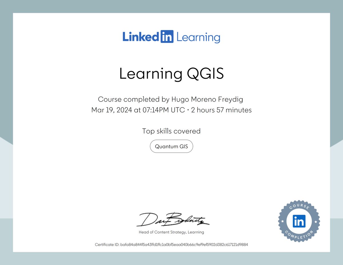 arqhugo's tweet image. I&apos;ve been moving from ArcGIS to QGIS.
Here&apos;s an easy, beginner&apos;s course available at LinkedIn Learning.

Just finished the course “Learning QGIS” by Gordon Luckett! Check it out: lnkd.in/gPwx4mpM hashtag #quantumgis.

linkedin.com/learning/certi…