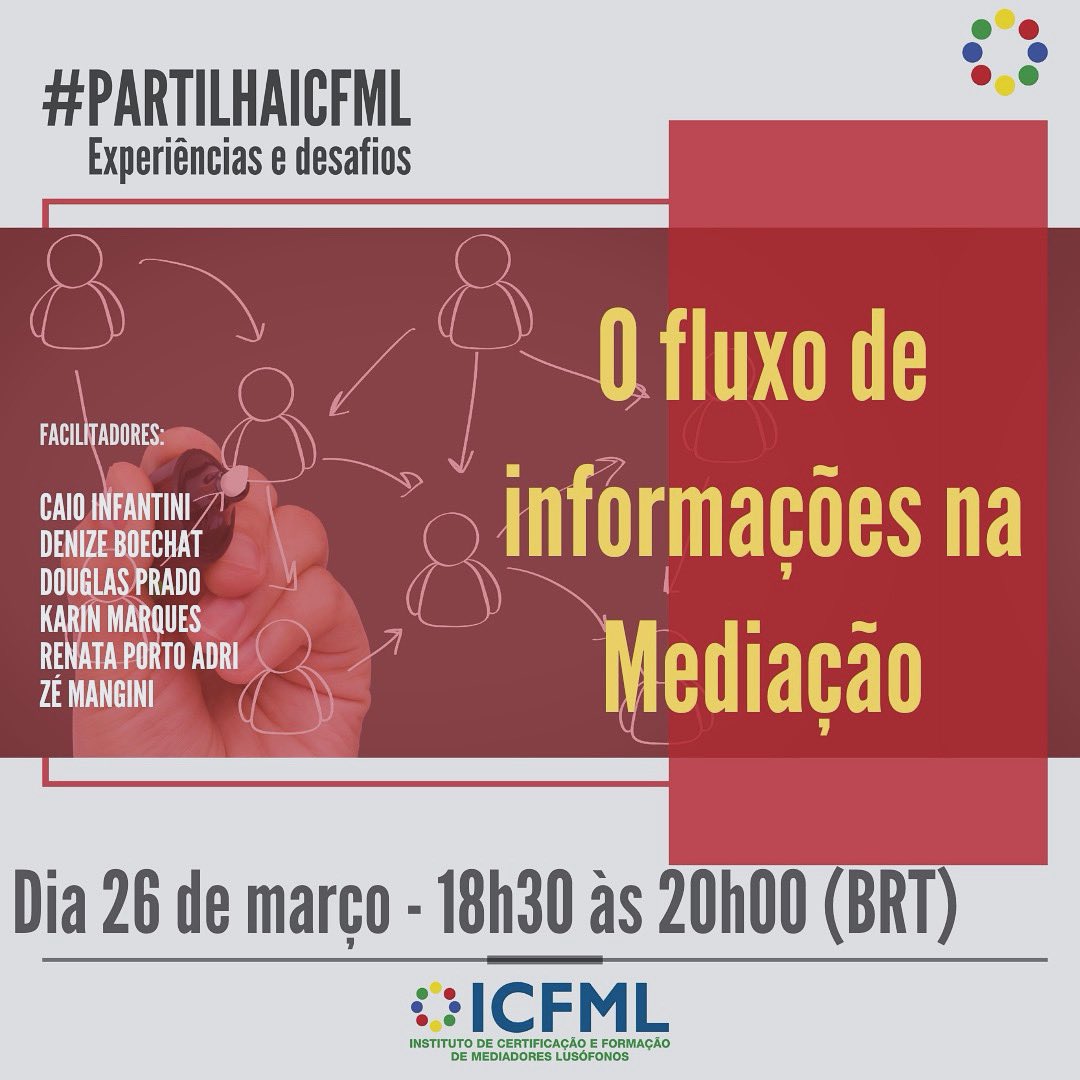 ICFMLMediation's tweet image. Olá Partilheiros!

Próxima Partilha acontecerá dia na próxima terça-feira, dia 26/03/2023!

Horário: 18h30 BRA e 21h30 POR.

Acesse o link para participar: icfml.org/eventos/evento…

Venha Partilhar!

#ICFML #juntosfazemosadiferenca #partilha #desenvolvimentoprofissional