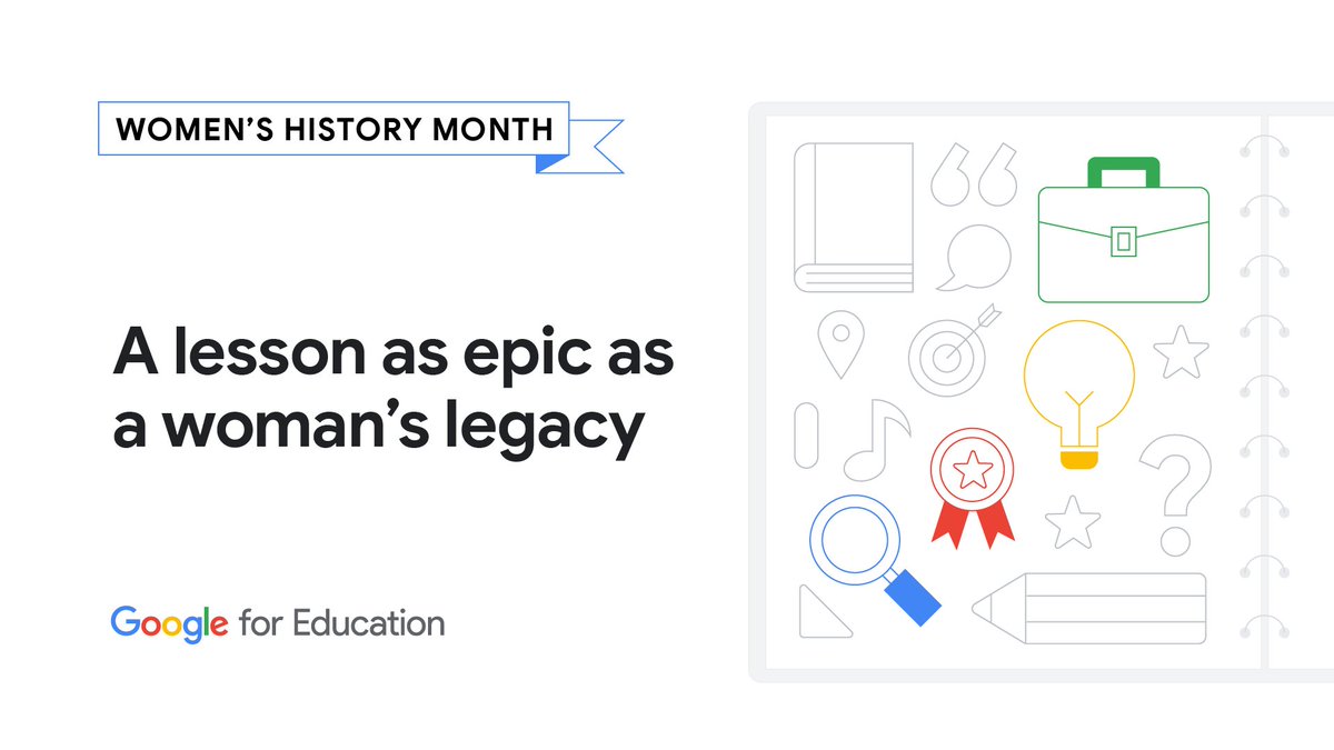 Who runs the world? 🙋‍♀️🙋🏻‍♀️🙋🏽‍♀️🙋🏿‍♀️ Unleash the power of her-story this #WomensHistoryMonth! Give students the platform to spotlight the leading ladies in their lives using this #GoogleSlides activity: goo.gle/3x1jsG1