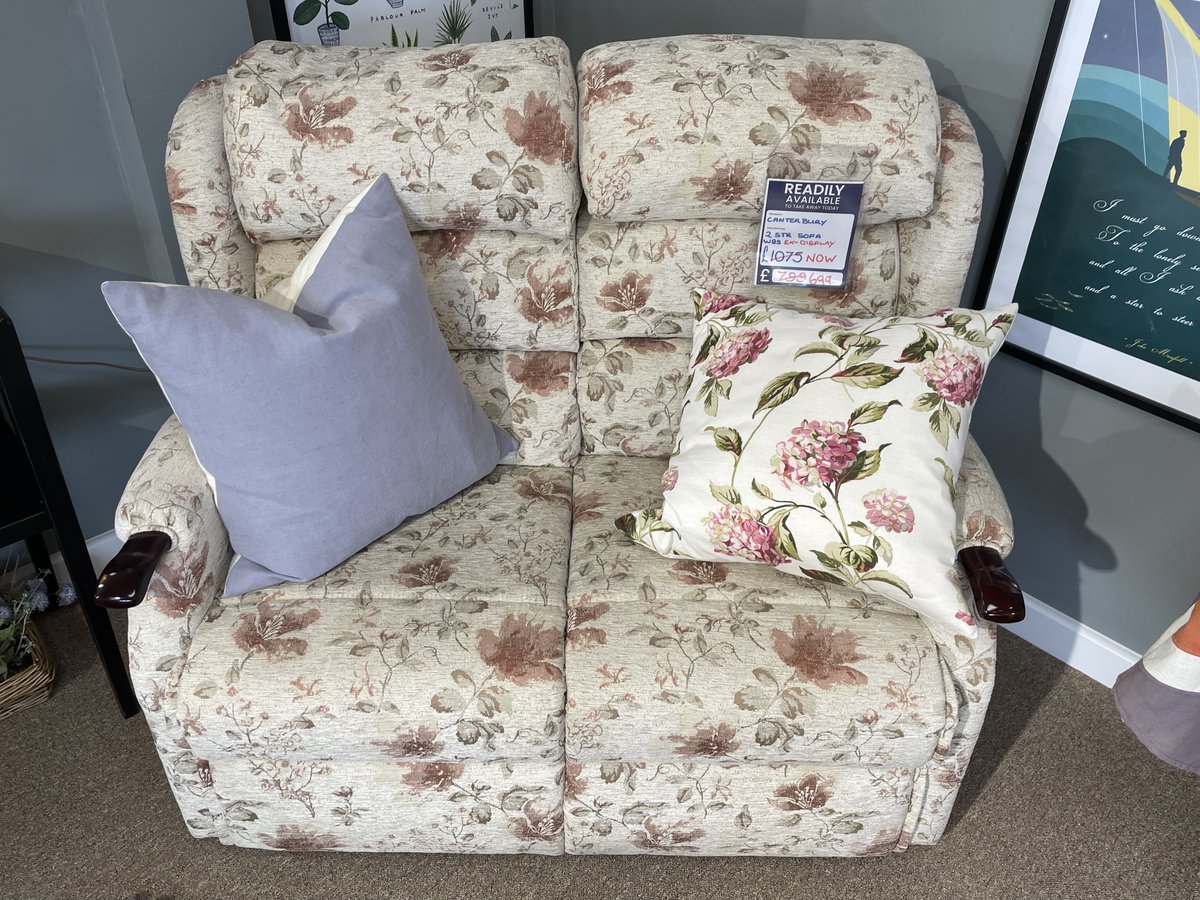 silentsuccesses's tweet image. Are you looking for a Rise and Recline two-seater? We have two ex-display models that were £1075 but now only £699. One from our Balmoral range (rich red) and the other from our Canterbury range (floral design).

 #plymouth #riseandrecline #electricchair #reclinerchair #sofa