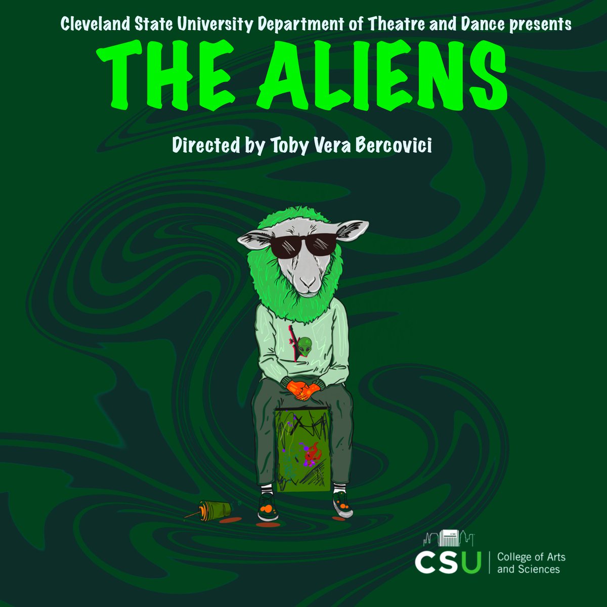 Get your tickets for THE ALIENS written by Annie Baker NOW!
April 4-14, 2024, The Helen Theatre at <a href="/playhousesquare/">Playhouse Square</a> 
TICKETS / INFO: playhousesquare.org 
<a href="/CSU_Vikings/">CSU Alumni</a> @Cle_State <a href="/CSUArtsSciences/">CSU College of Arts & Sciences</a> <a href="/CSUCAB/">CSU CAB</a> <a href="/CSUVindicator/">The Vindicator @ CSU</a> <a href="/csucauldron/">The Cauldron</a> <a href="/ClevelandStater/">The Cleveland Stater</a>