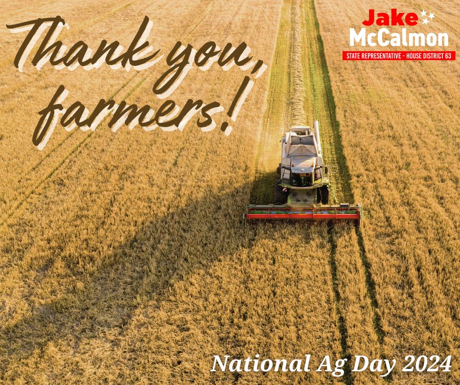 Today, we honor the backbone of America. Happy #NationalAgricultureDay! 🌱🚜