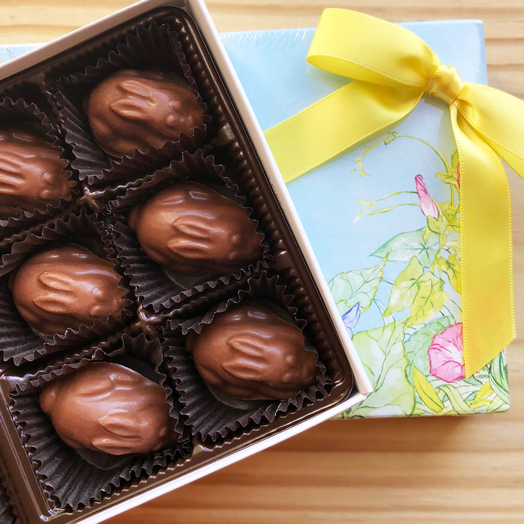Hop into Easter Sunday with these irresistible milk chocolate bunnies filled with gooey caramel or fluffy buttercream! Filled Bunnies are still available in our 2024 Easter Collection. 👉Shop: ow.ly/ugUL50QHWXY