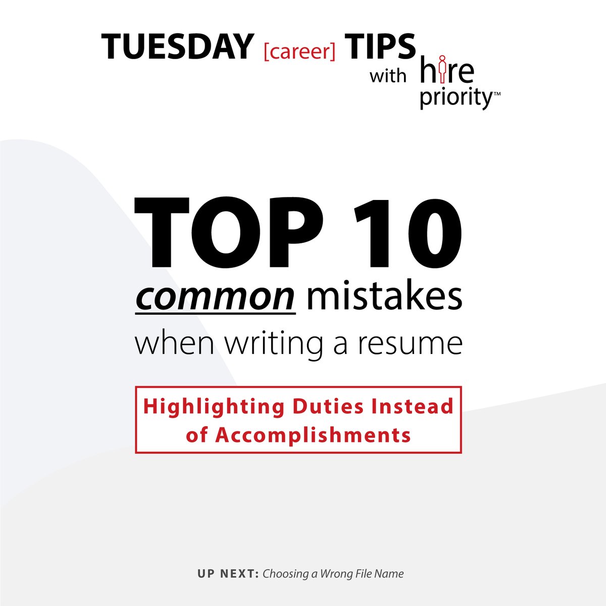 Are your #resume getting overlooked? 👀It might be because you're focusing on DUTIES and not enough on your #ACCOMPLISHMENTS.

#Employers want to see how you've made a #difference, not just what you've done.

Quantify your successes and show how you added value in previous roles!