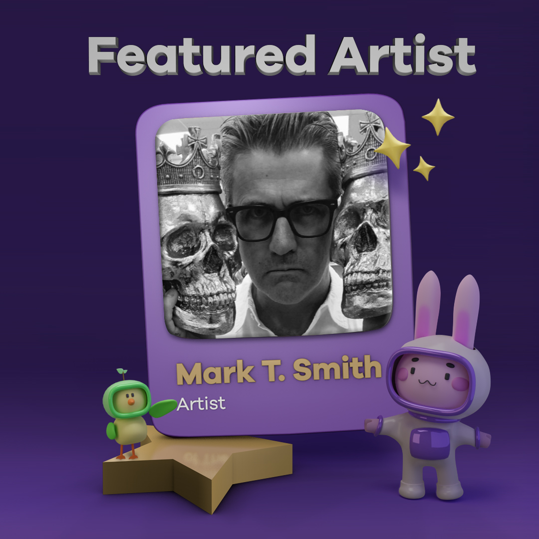 Welcome our next Featured Artist, Mark T. Smith 🐰 

Mark T. Smith’s work embraces the classic skills of drawing and painting with the balance of a modern mindset. 

His work is an experiential exploration of the human drama, from the personal right through to the archetypal.