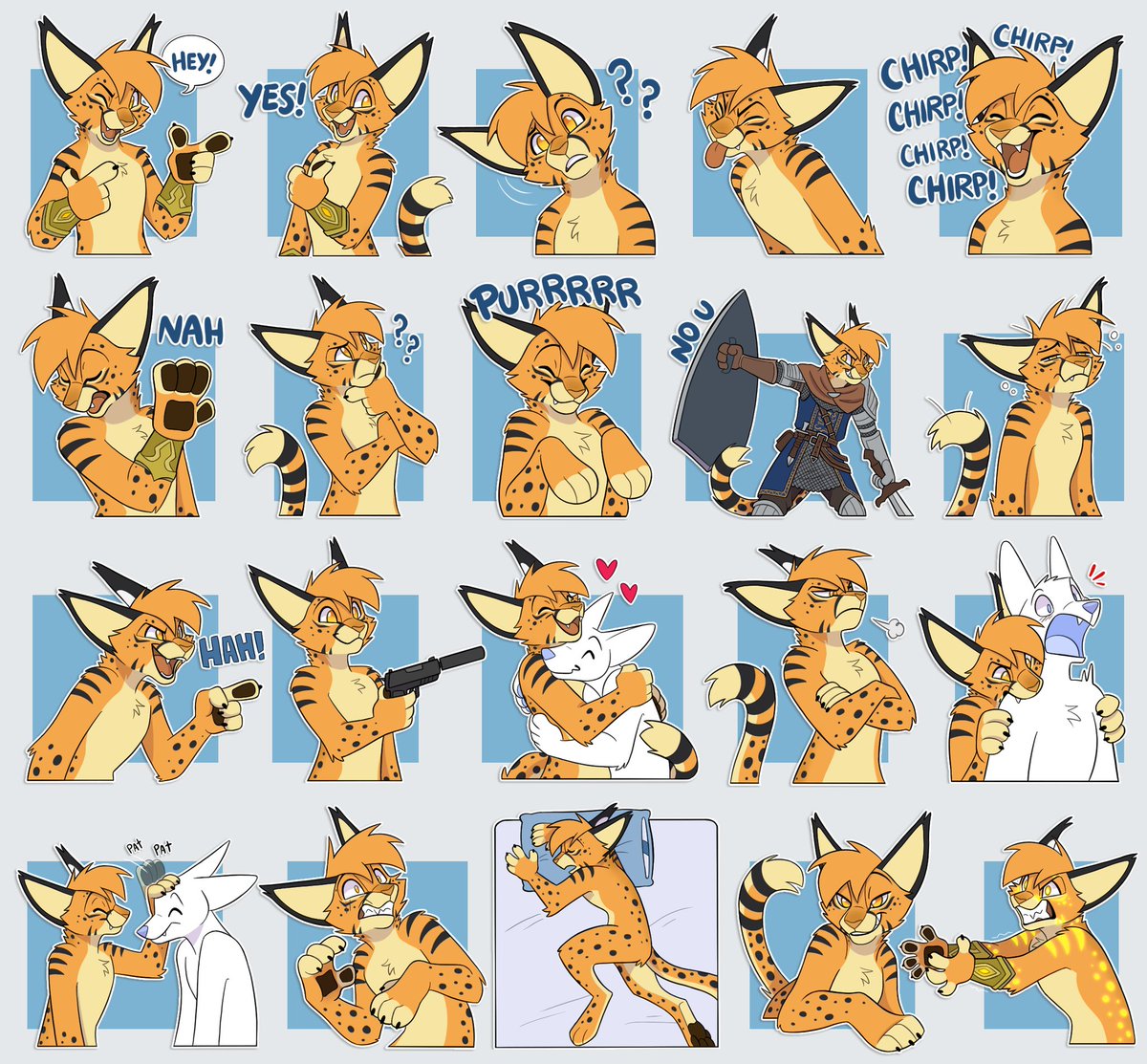 OMG look it's me. Never woulda dreamed I could get a sticker pack from the talented <a href="/http_jinho/">JINHO💢</a> 
But look there it is.

Thank you so much friendo

t.me/addstickers/Ch…