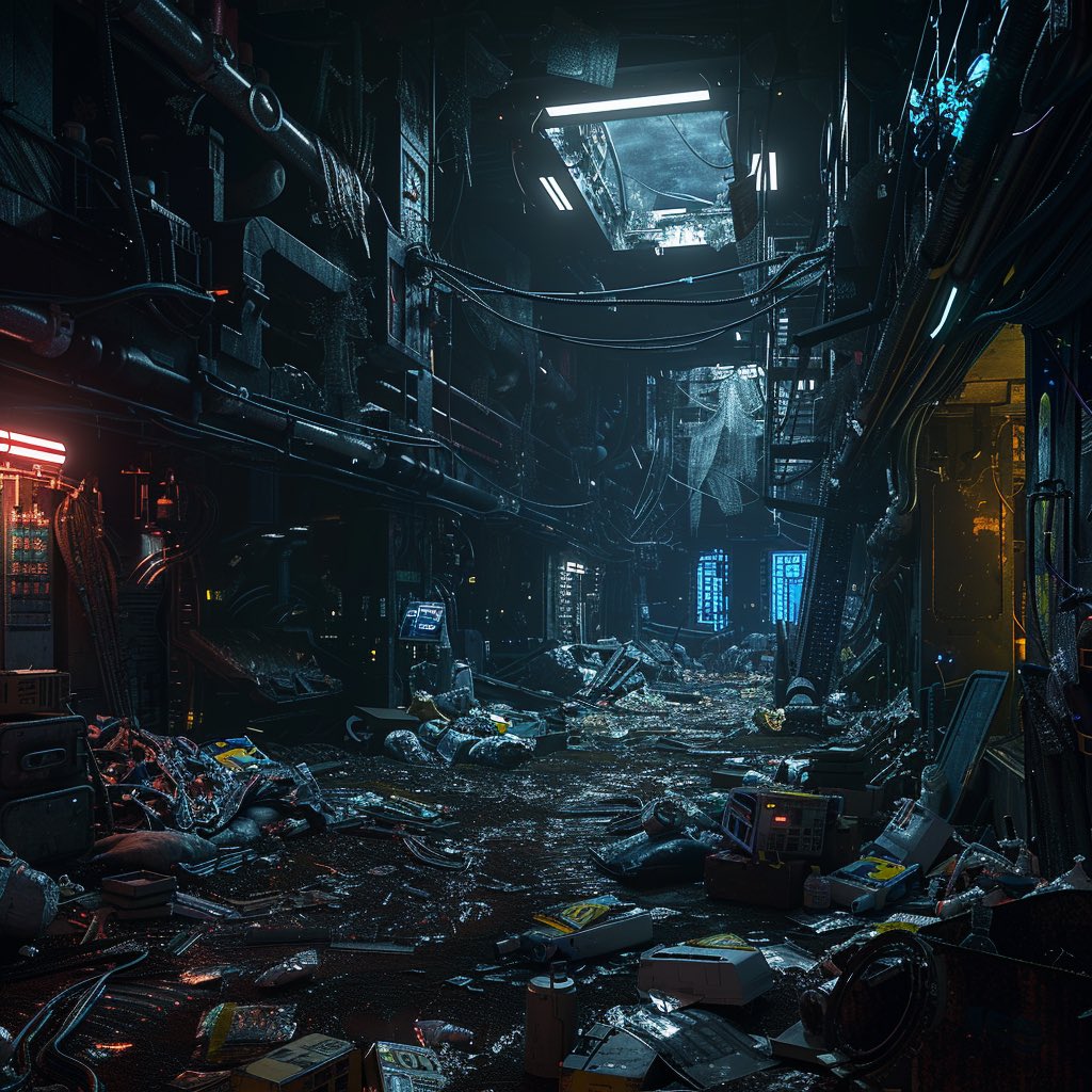 realneontribe's tweet photo. Oh no! We failed to crack the key. A mechanical trap door opens under our feet and we fall into a kind of trashpit…

Everything seems really dark here… What can we do?! Our orientation tends to zero… https://t.co/TXwlZ69vJu