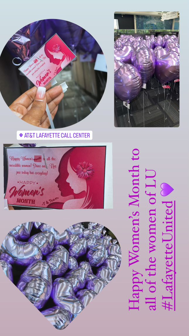 PATRICE BABINEAUX (@patrice_bab22) on Twitter photo Happy Women’s Month!! 👑
Painting Lafayette PURPLE!! 💜
“Women Rising: Past, Present, Future”
Thank you for inspiring future generations to break barriers and shape a brighter future! Today we celebrate YOU! 😊🫶🏽
#MBCGoodStuff #LifeAtATT <a href="/TLRashad4/">Tiwanda Rashad</a> @mbcgoodstuff Happy Women’s Month!! 👑
Painting Lafayette PURPLE!! 💜
“Women Rising: Past, Present, Future”
Thank you for inspiring future generations to break barriers and shape a brighter future! Today we celebrate YOU! 😊🫶🏽
#MBCGoodStuff #LifeAtATT <a href="/TLRashad4/">Tiwanda Rashad</a> @mbcgoodstuff
