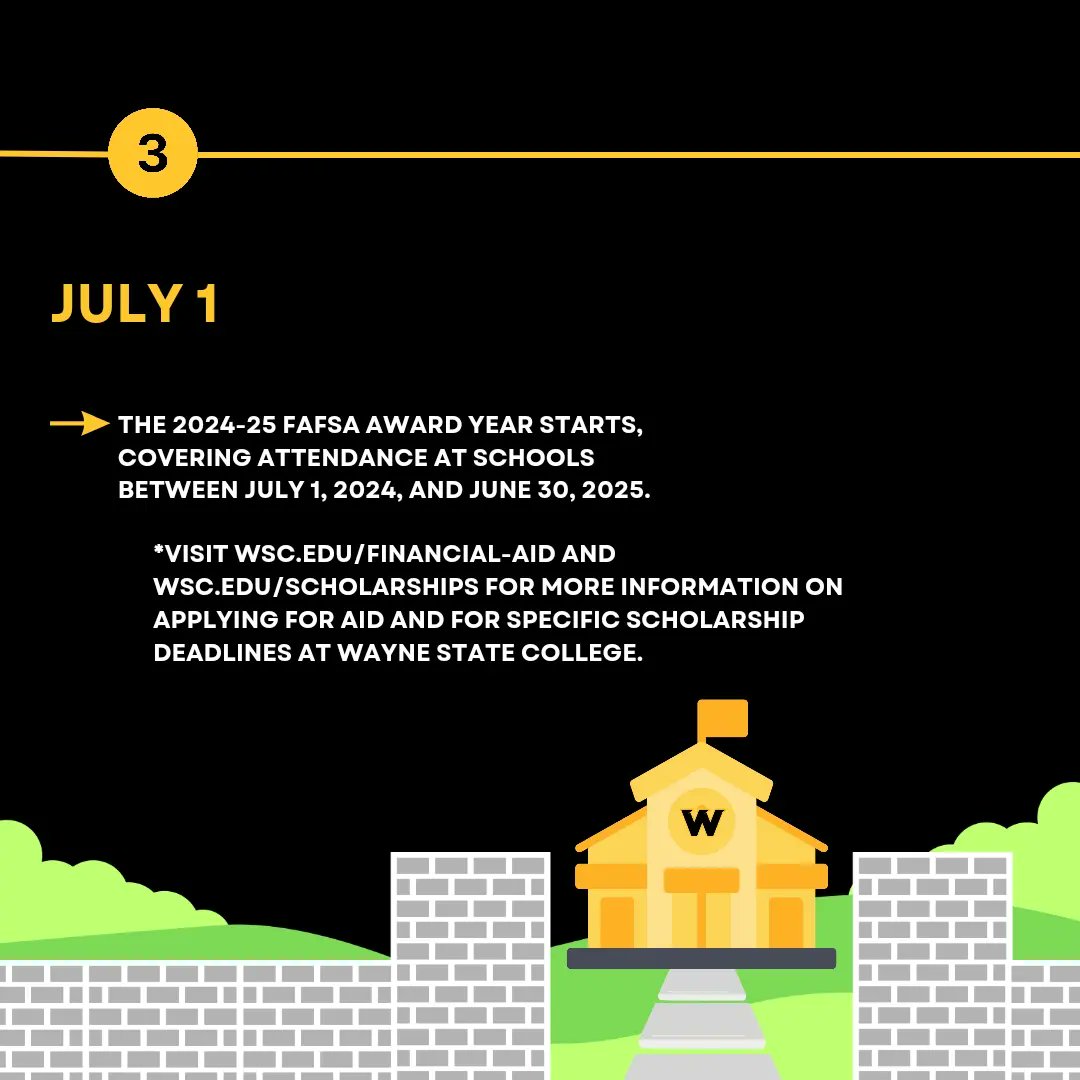 wscadmissions's tweet photo. SWIPE➡️ to find out what you need to know about the 2024-2025 FAFSA processing timeline. If you haven't yet, make sure you complete and submit your form first! 

Get started at https://t.co/qah1WzpVGV. https://t.co/T7TOAfDNjF