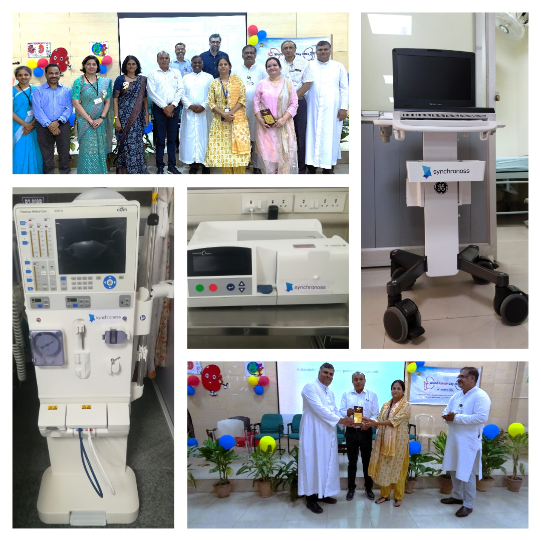 Synchronoss's tweet photo. Proud of our philanthropic partnership with St. John’s Hospital in Bangalore, India. Coming soon, the new Outpatient Pediatric Dialysis Unit will help children battling kidney diseases. Special thanks to the pediatric medical teams at St. John’s Hospital. #Synchronoss #CSR https://t.co/i5pCOP1Gli