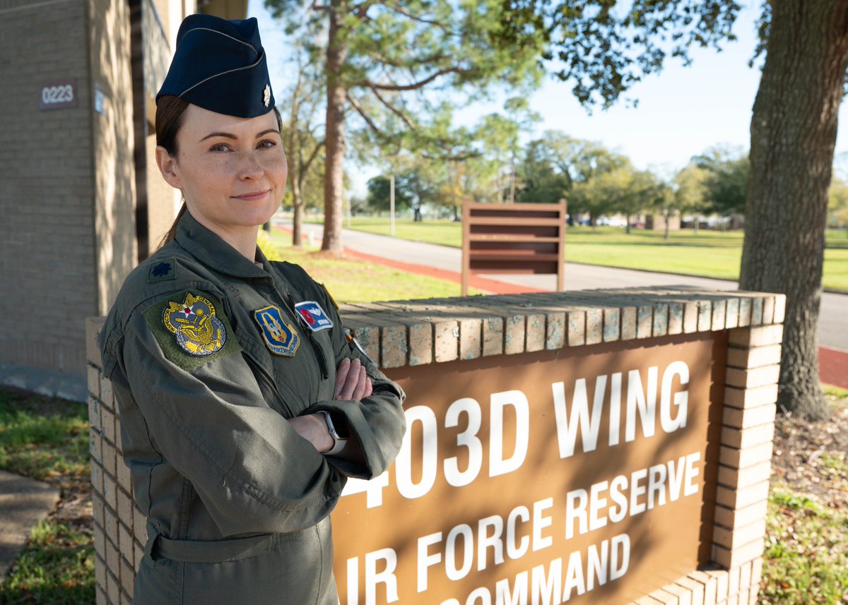 Congratulations to Devon Burton, director of the 403rd Wing Inspector General Inspections program, who earned the AFRC Lt. Gen. Howard W. Leaf Award. She is an Air Reserve Technician, or a full-time civil service employee who is also a Lt. Col. and pilot. #readynow