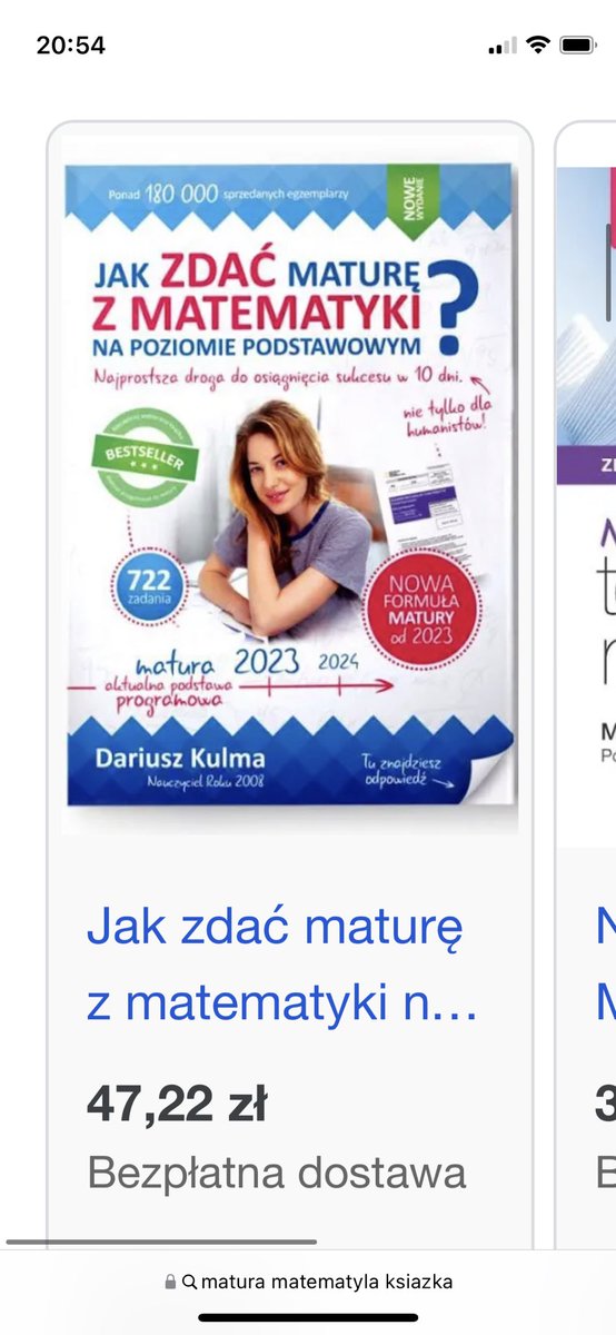 wikaniewerka's tweet photo. @mazvrek Ja polecam to do matmy: z 2% z próbnej doszłam do zdania matury z super wynikiem ;) https://t.co/yN8J7OVhaQ