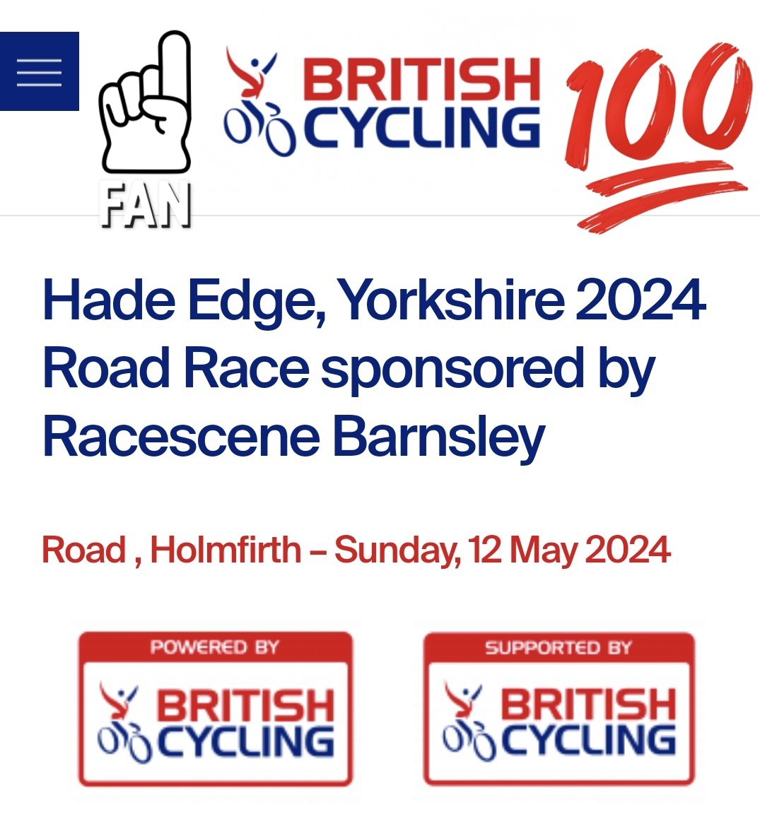 Barnsley Road Club (@barnsleyrdclub) on Twitter photo Hade Edge Road Race 12th May 2024 The Centenary Celebrations continue with our annual road race. Enter
britishcycling.org.uk/events/details…
#bikelife <a href="/chris79lawrence/">Chris Lawrence</a> <a href="/jameshawkins0/">James Hawkins</a> <a href="/marc_etches/">Marc Etches</a> <a href="/Ed_Clancy/">Ed Clancy OBE</a> <a href="/VeloUK/">British Cycle Sport</a> <a href="/yompbonkcrew/">Yomp Bonk Crew</a> Hade Edge Road Race 12th May 2024 The Centenary Celebrations continue with our annual road race. Enter
britishcycling.org.uk/events/details…
#bikelife <a href="/chris79lawrence/">Chris Lawrence</a> <a href="/jameshawkins0/">James Hawkins</a> <a href="/marc_etches/">Marc Etches</a> <a href="/Ed_Clancy/">Ed Clancy OBE</a> <a href="/VeloUK/">British Cycle Sport</a> <a href="/yompbonkcrew/">Yomp Bonk Crew</a>