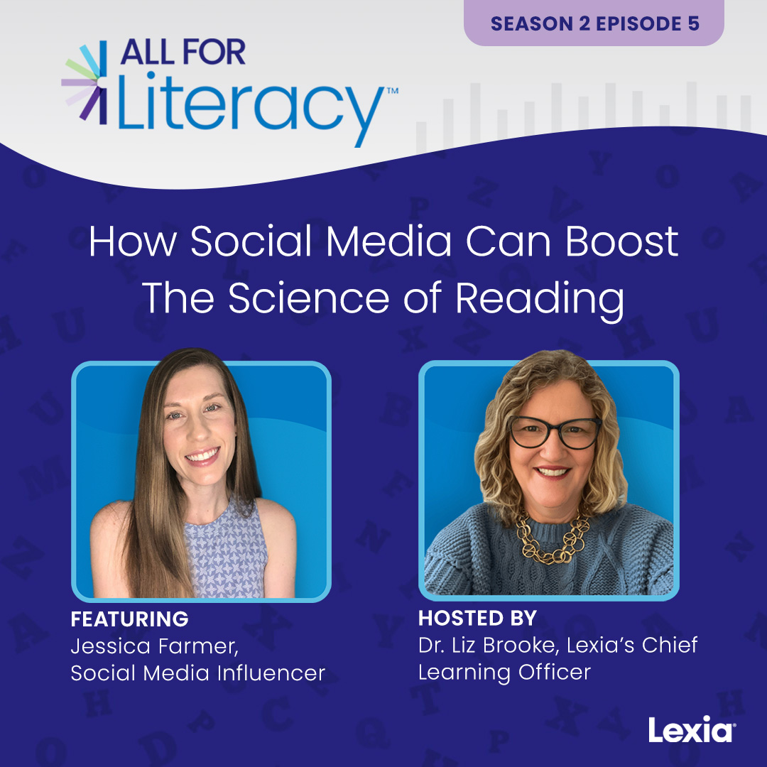 Listen to episode 5️⃣ of the #AllforLiteracy #podcast, with @LizCBrooke, for a discussion on how social media provides an effective platform for transferring evidence-backed practices to educators, admins, and parents with Jessica Farmer.

Tune in now! 🎧 spr.ly/6010ksJyq