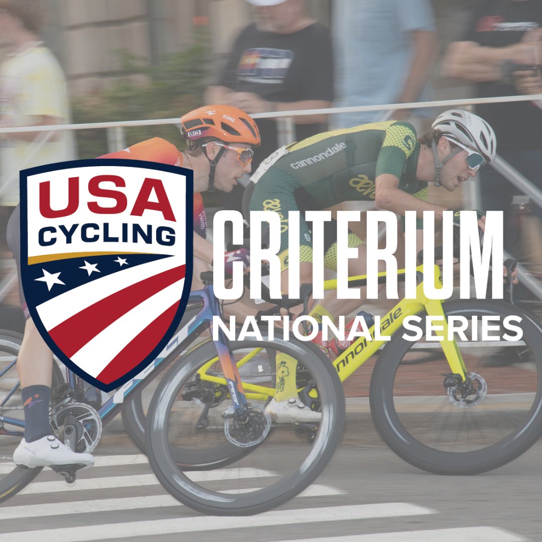 USA Cycling proudly announces the 2024 Criterium National Series. In partnership with the American Criterium Cup (ACC), the series boasts 35 days of criterium-style racing along eight stops across the United States. 

Learn more: usacycling.org/national-serie…