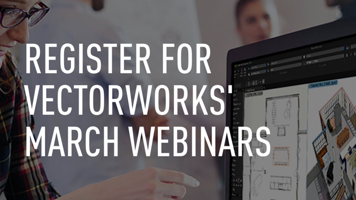Vectorworks's tweet photo. Continue your professional development with Vectorworks’ March webinars. There are plenty of informative topics, from 3D workflows to ConnectCAD and more.
https://t.co/sWm77GqcTm
#Vectorworks2024 #DesignWebinars https://t.co/RNnjASuvkr
