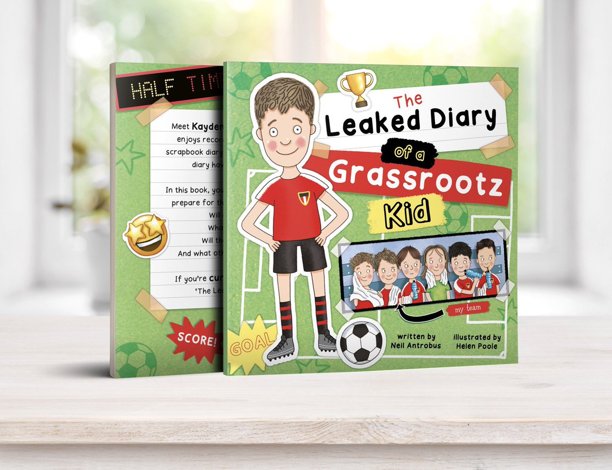 Join Kayden on his journey as a young footballer in 'The Leaked Diary of a Grassrootz Kid.' Discover the values of resilience, respect, and teamwork while inspiring young readers. Share Kayden's story and motivate readers of all ages. amzn.eu/d/b2cwYew
