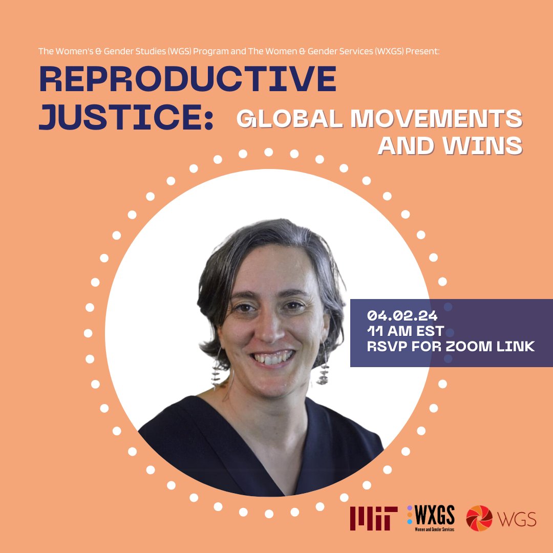 Reproductive Justice: Global Movements and Wins 🗓️ April 2nd @ 11 AM EST 📍 Zoom webinar Rsvp at tinyurl.com/wgsrjpanel?utm… Giselle Carino is a political scientist & Founder & CEO of Fos Feminista from Argentina. Join us in learning more about her work around reproductive justice.