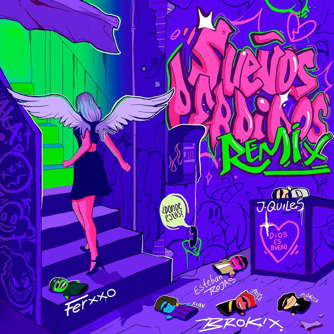 Brokix, Esteban Rojas , Feid y Justin Quiles vienen con “SUEÑOS PERDIDOS REMIX” para este jueves 21 de marzo💚🚨