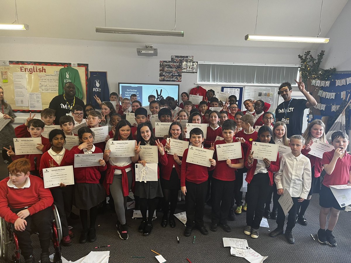 Thank you to Linden Primary school for accommodating us at such short notice to deliver our Impact anti knife crime workshop &amp; to be filmed  by ITV West.