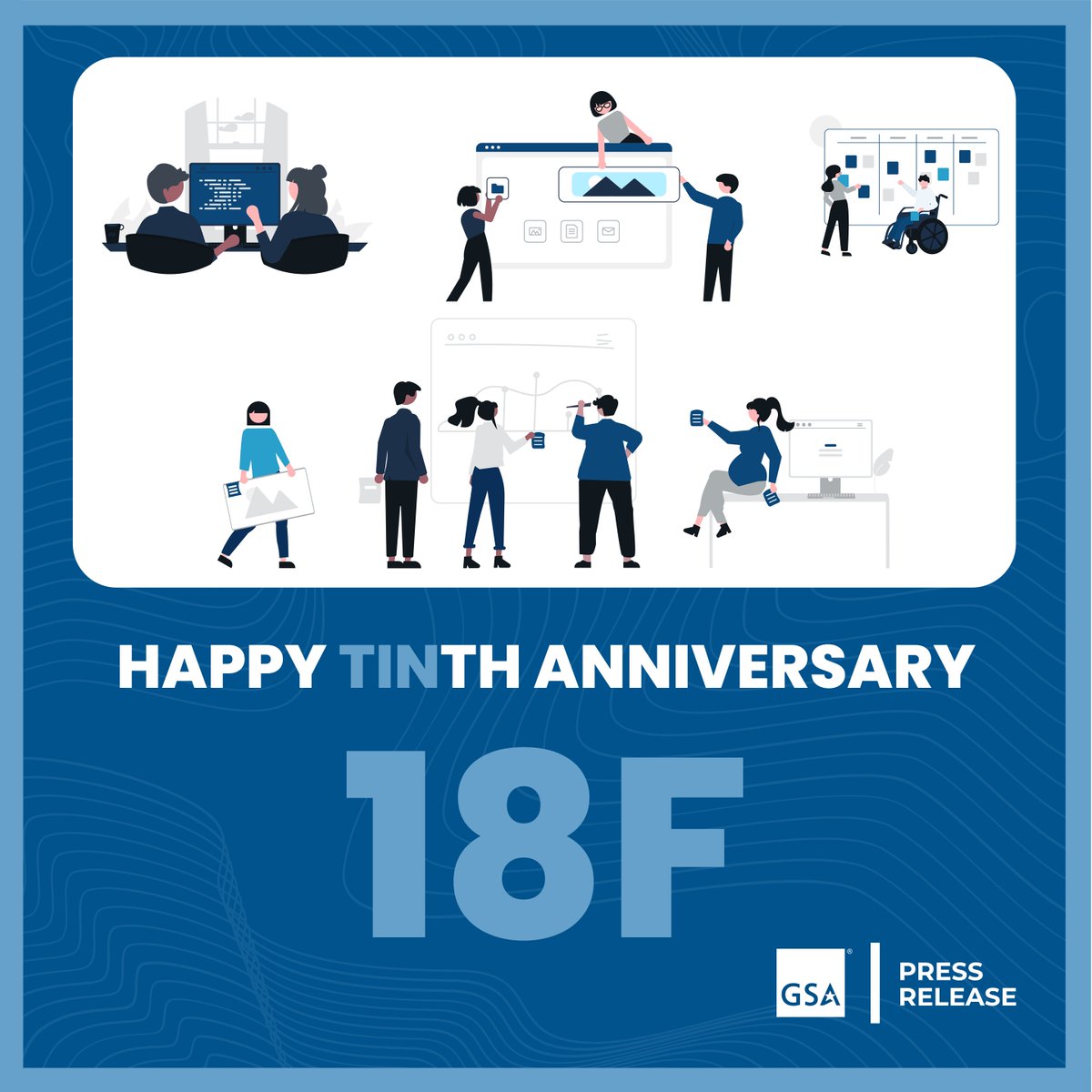 🎉 Happy 10th anniv. to @18F! This digital consulting office within @GSA_TTS has transformed govt tech with over 450 projects supporting better user-centered design for govt websites & more. Here's to a decade of impactful partnerships & projects! ➡️ ow.ly/xBjK50QX1QO