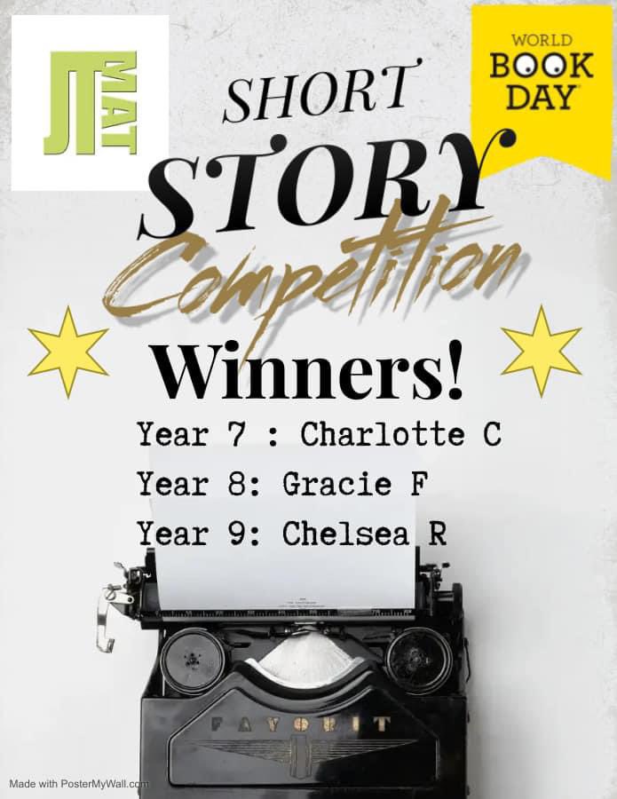 Congratulations to Charlotte C, Gracie F & Chelsea R for winning our short story competition. These entries will now go head-to-head against the winners from all the other academies for an overall winner. Good luck to our finalists! #priderespectkindness