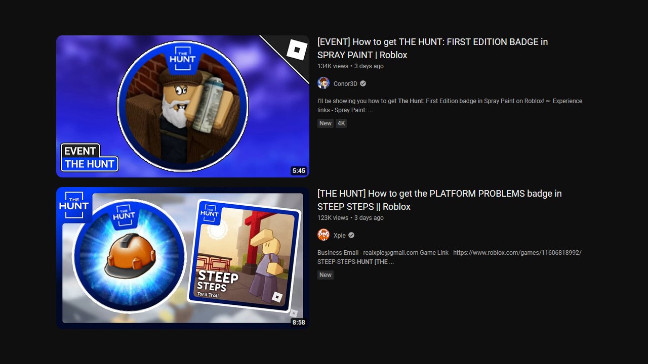 Cublem on X: “Roblox just released their first event in 4 years 