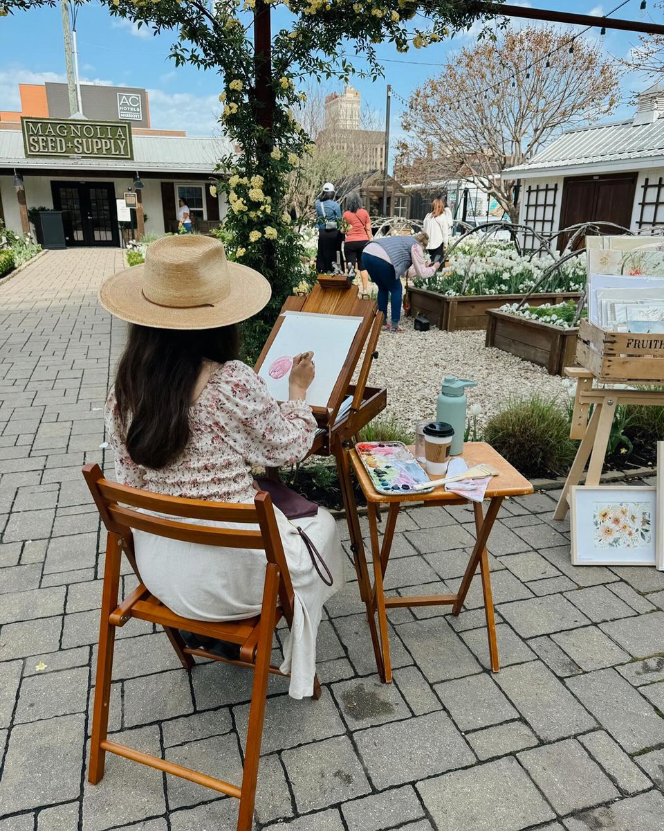 magnolia's tweet photo. Find us looking through our camera roll all week long. Thanks for sharing your #SpringAtTheSilos photos with us, Jacki, Chloe, Shealeen, and Nicole! #VisitMagnolia https://t.co/Bno6WNTDGy