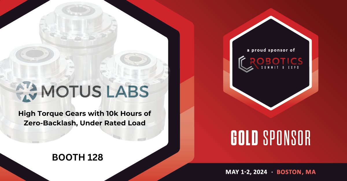 MotusLabs's tweet photo. We’re excited to be exhibiting at this year’s Robotics Summit &amp; Expo event! Can’t wait to see you there. Explore the event and register here: https://t.co/GumMn9lNHq
#RSE2024 https://t.co/l2ytimstDO